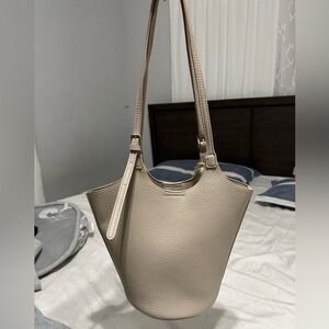 Cream bucket Bag